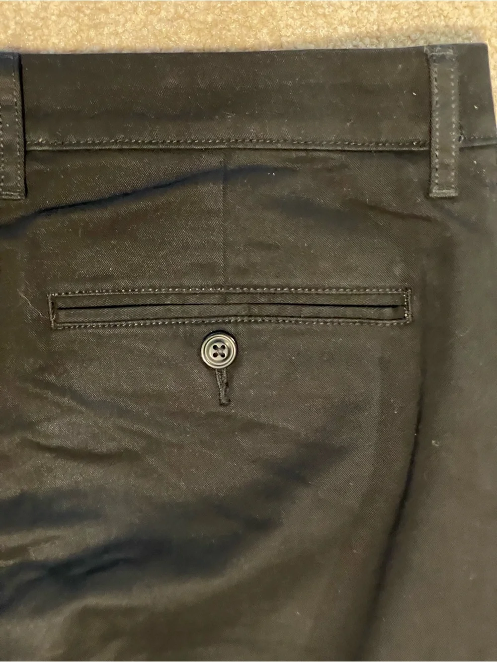 J.Crew 484 Slim-Fit Stretch Chino Pants in Black 33/34